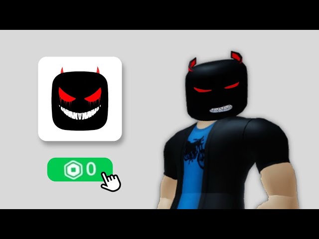 GET A BLACK MASK *No Robux* IN ROBLOX 🔴
