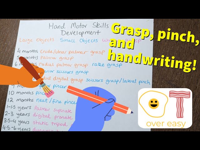 Pediatric Grasp Developmental Milestones - OT Exam Prep