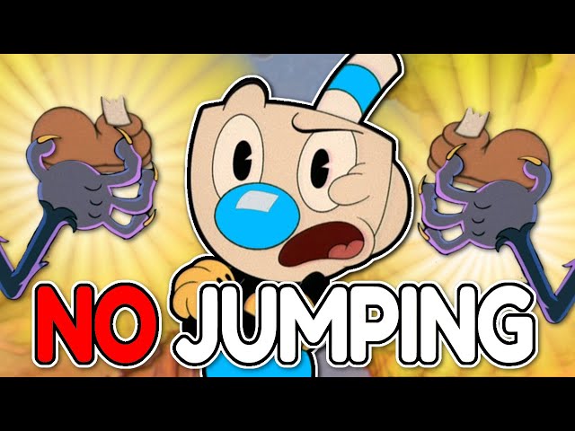 Can You Beat Cuphead WITHOUT JUMPING?