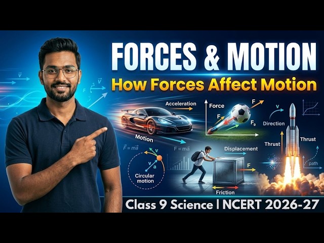 Chapter 6: How Forces Affect Motion | Science Class 9 Exploration |  NCERT Explainer