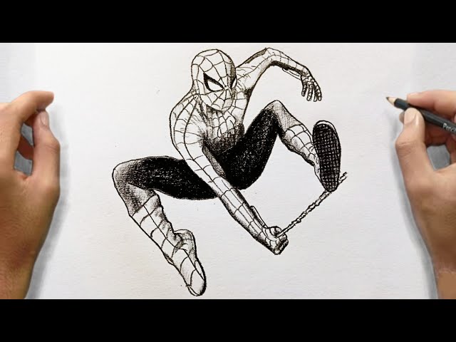 How To Draw Spider-Man Step By Step | Brand New Day