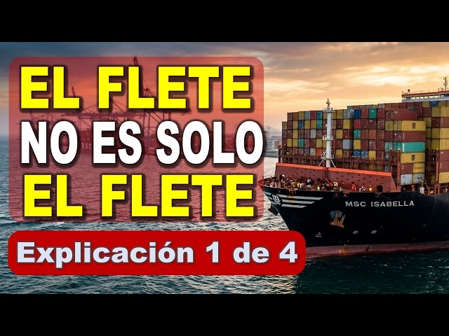 COSTOS REALES DEL TRANSPORTE MARÍTIMO INTERNACIONAL 2026 | FLETE, THC, GRI Y BAF EXPLICADOS