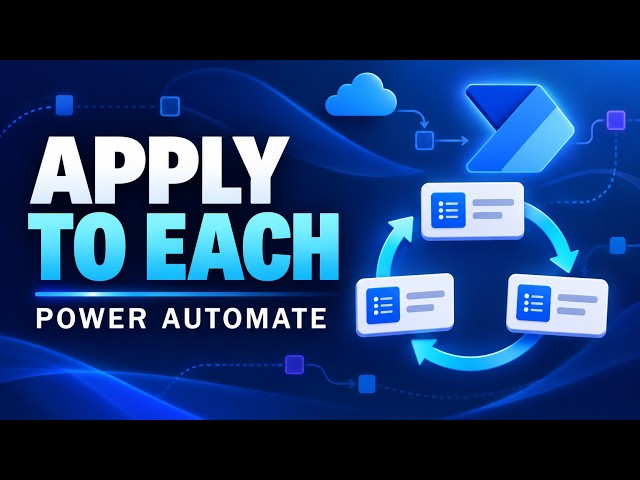 How to Use the Apply to Each Loop in Microsoft Power Automate