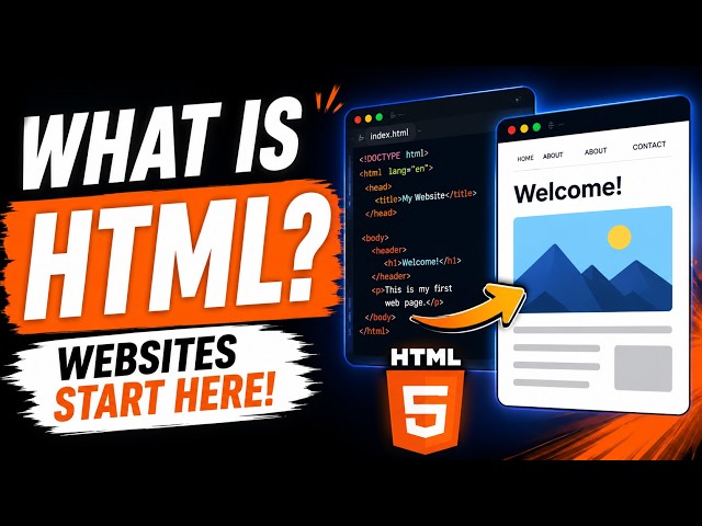 What Is HTML? Learn Website Basics With ChatGPT | Beginner Tutorial