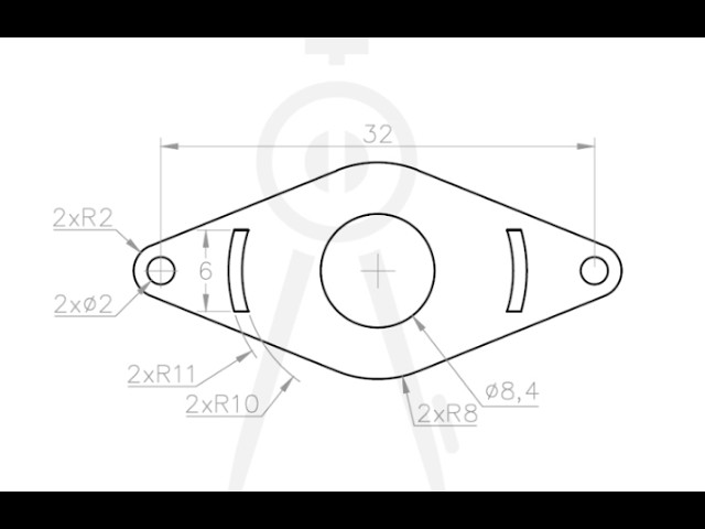 AutoCAD 2D Drawing Tutorial for Beginners -7 | Step-by-Step Practice