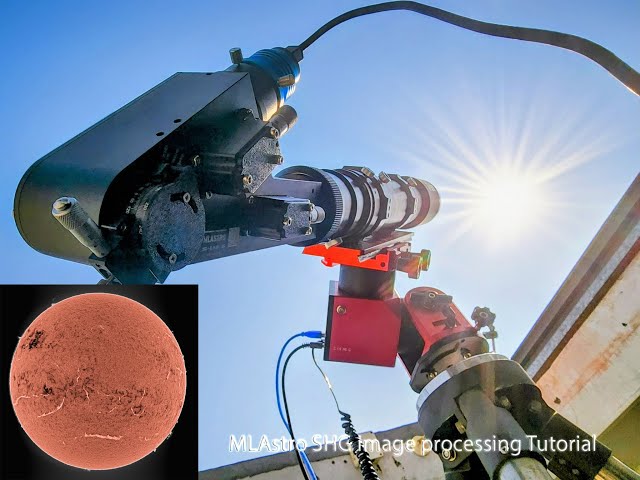 MLAstro SHG image processing tutorial