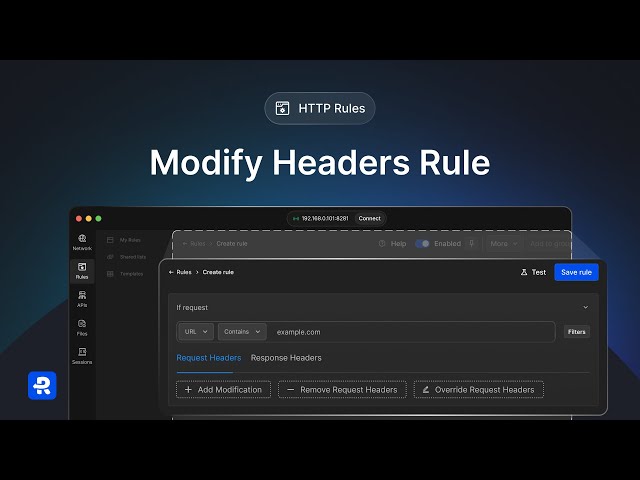 Modify Header Rule - Requestly