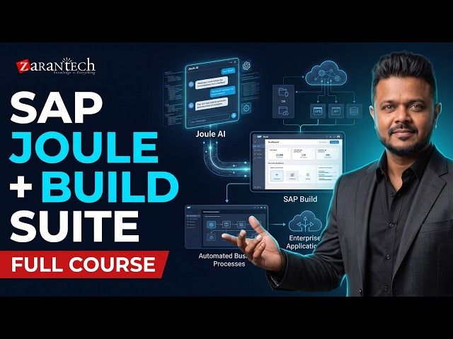 SAP Joule and Build Suite Full Course | ZaranTech