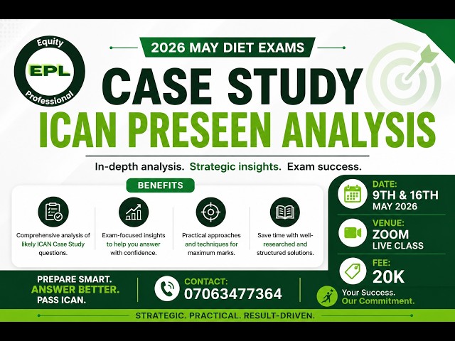 CASE STUDY: ICAN MAY 2026 PRE-SEEN ANALYSIS - COMPLETE ANALYSIS