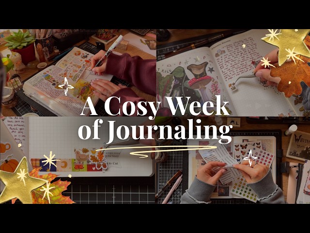 Come Journal With Me For a Week🍂 | 5 Days of Cosy Journaling
