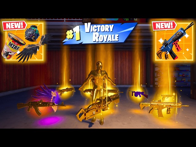 ALL MYTHIC AND EXOTIC GUNS IN FORTNITE (NEW! Fortnite Chapter 7 Season 1)