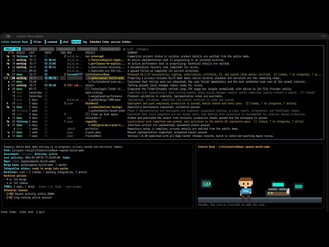 Little Control Room — OpenAI Build Week 2026 Submission | Developer Tools