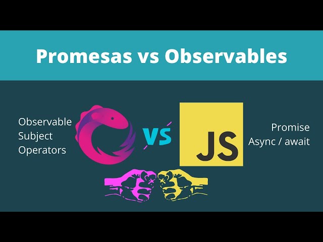 Promesas vs Observables en Javascript | Angular | React | Vue