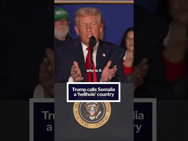 Trump calls Somalia a 'HELLHOLE' country in FIERY rally speech