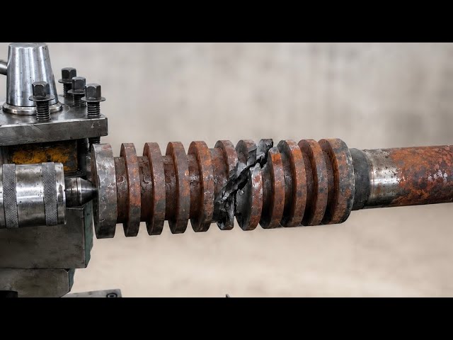 This Worm Shaft Snapped Unexpectedly—The Repair Will Blow Your Mind with Impossible Mechanical Skill