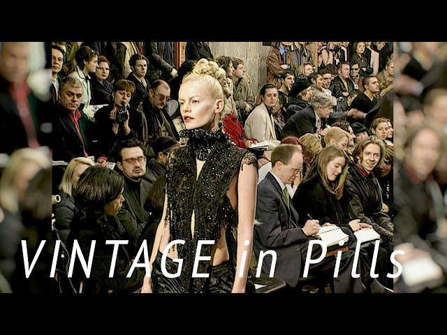 Vintage in Pills ALEXANDER MCQUEEN Fall 1996 Paris - Fashion Channel