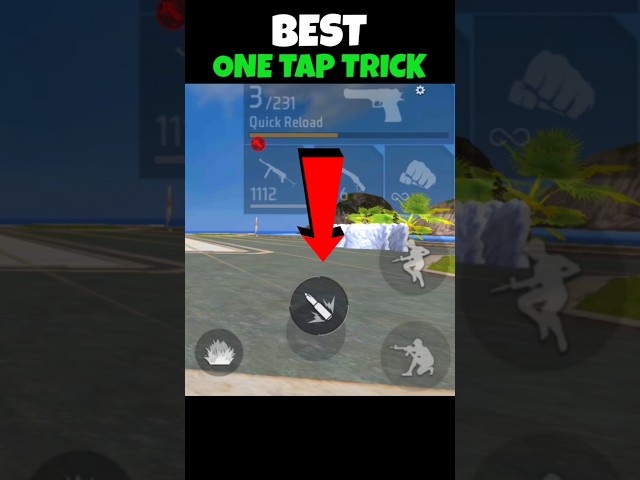 Best One Tap Headshot Trick In Free Fire 😱