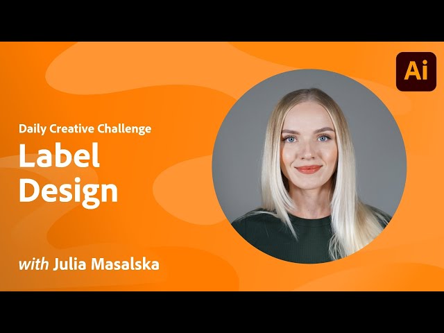 Illustrator Daily Creative Challenge - Label Design