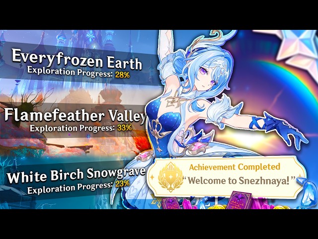 1.0 Player Spends 3 HOURS Exploring Snezhnaya... AND PULLS ODETTE!