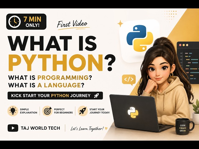Python Full Course for Beginners #1 | What is Python? Start Here! 🐍