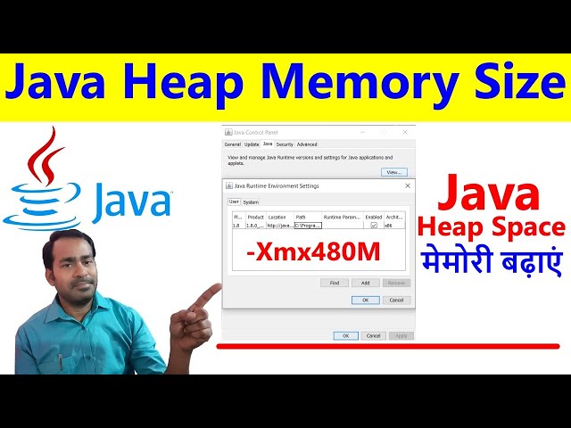How to Increase Java Heap Space Memory Size in windows 10 - make java faster - java heap space