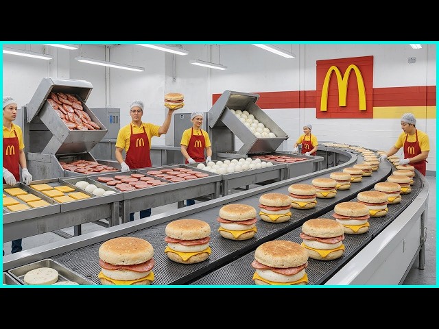 How Egg McMuffins Are Made_ Inside McDonald_s Breakfast Supply Chain : Full Process