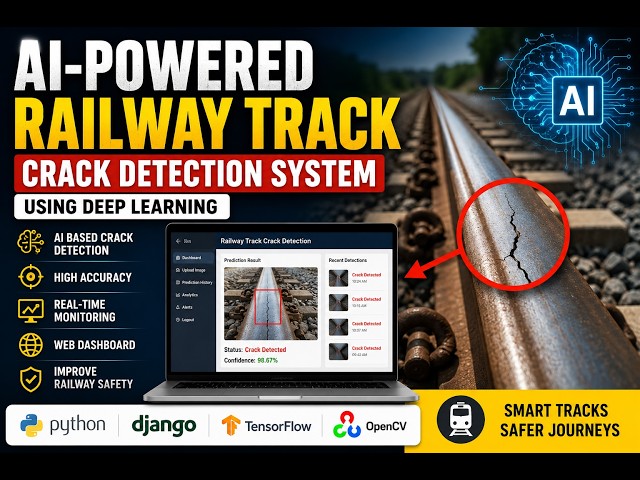 AI-Powered Railway Track Crack Detection System Using Deep Learning | Python & Django Project