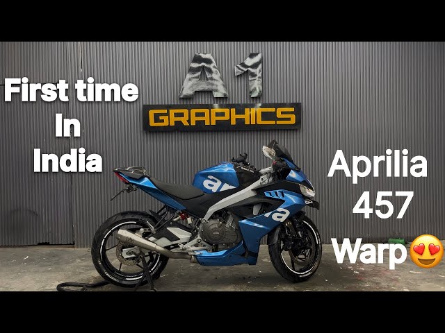 APRILIA RS457 WARP AND MODIFICATION ⚡️⚡️