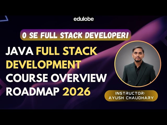 Java Full Stack Development Course | Spring Boot + Angular + MySQL | Complete Roadmap 2026