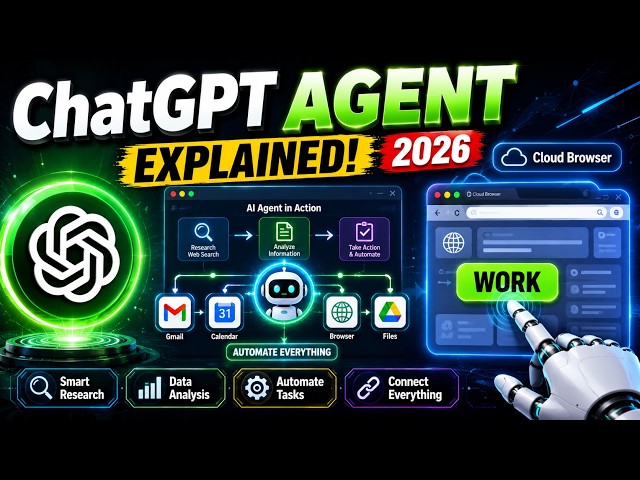 ChatGPT Agent Explained | ChatGPT Work & Cloud Browser Complete Guide (2026) !!