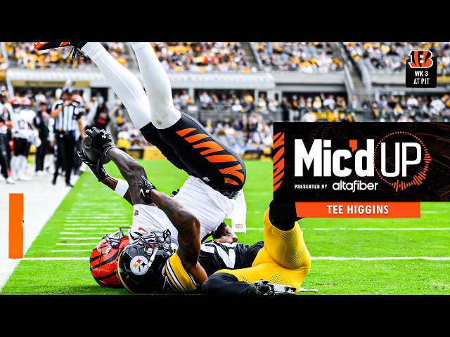 Tee Higgins Mic'd Up vs Pittsburgh Steelers Week 3 | 2026