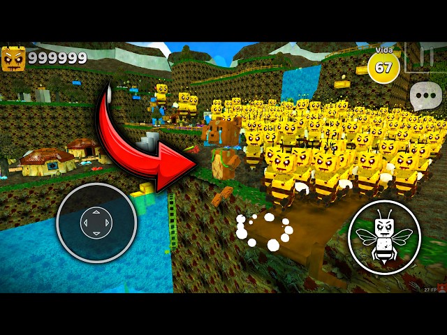 SOBREVIVÍ A UNA INVASIÓN ZOMBIE DE ABEJAS EN SUPER BEAR ADVENTURE 🐝🧟