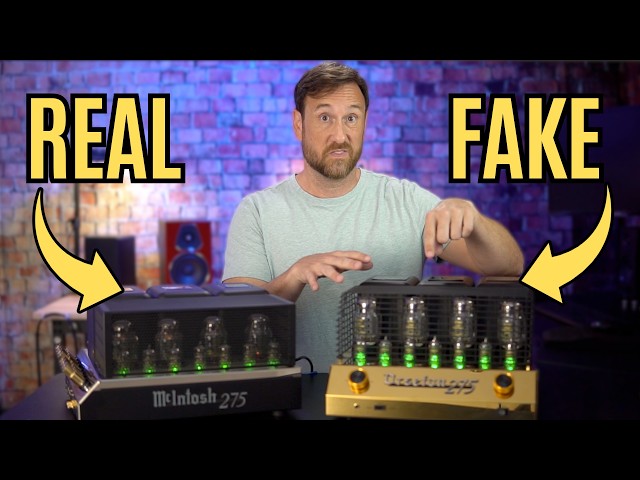 Fake Mcintosh Audiophile Tube Amplifier vs the Real Deal