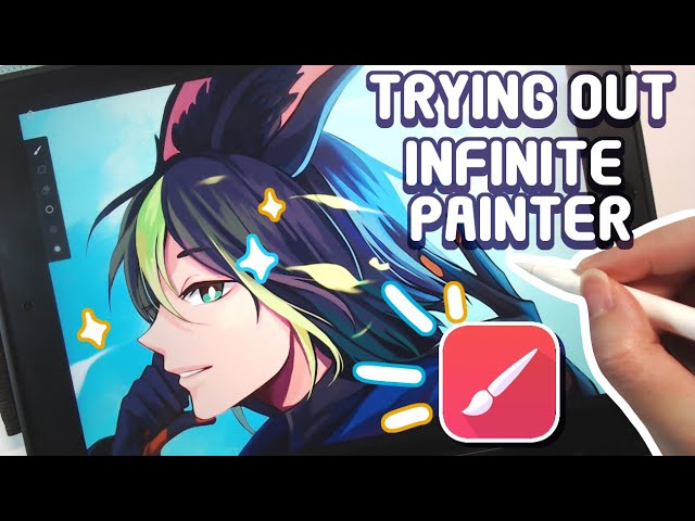 Trying out Infinite Painter!