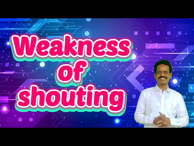 "SHOUTING AT STUDENTS SHOWS YOU ARE OUT OF CONTROL" (TEACH 2 EMPOWER - 2)