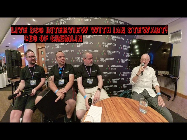 Gremlin Games Legend Ian Stewart – Live 360° Interview in 4k From Notts VGE 2026