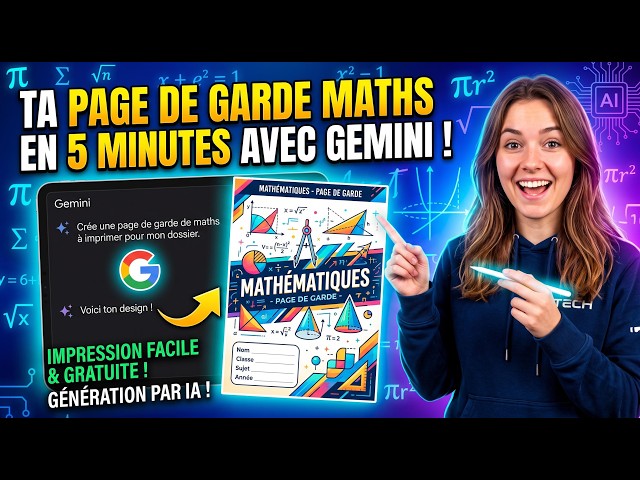 How to Create Printable Math Cover Pages with Gemini