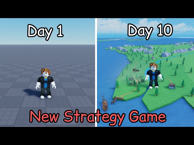 FIRST 10 Days Creating a Roblox Strategy Game!