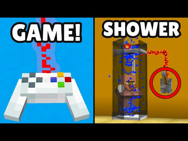 30+ SECRET Mini Redstone Hacks & Tricks in Minecraft!