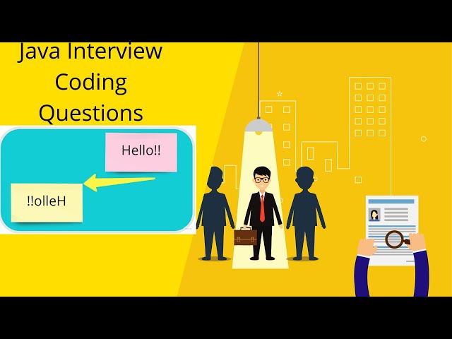 Java Interview Coding Questions| Reverse a string in java