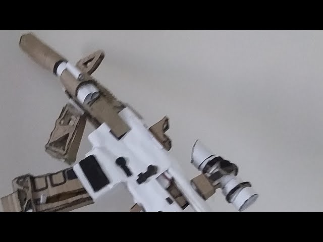 DIY fully customized M4A1 carbine rifle that shoots l Tutorial l