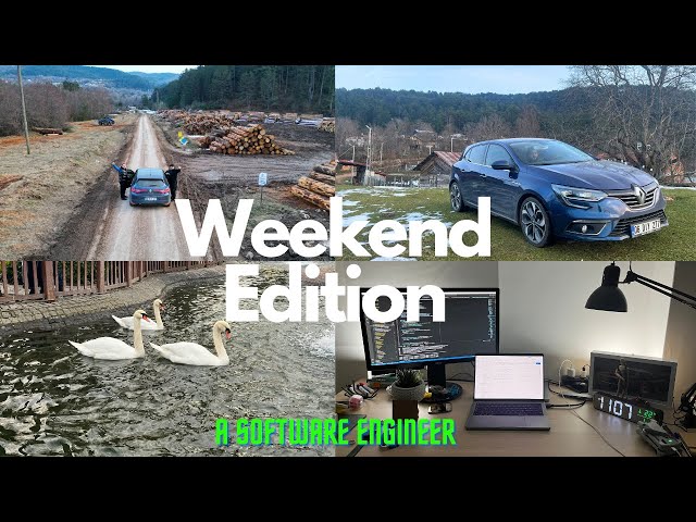 Day in the life of a Software Engineer | Weekend edition, travel, mountain, personal project