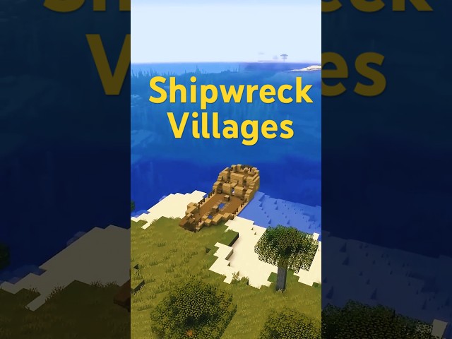 Minecraft -  NEW Java 26.3 - SPAWN in Villages with Shipwrecks - 4 Seeds - #minecraft #seeds #gaming