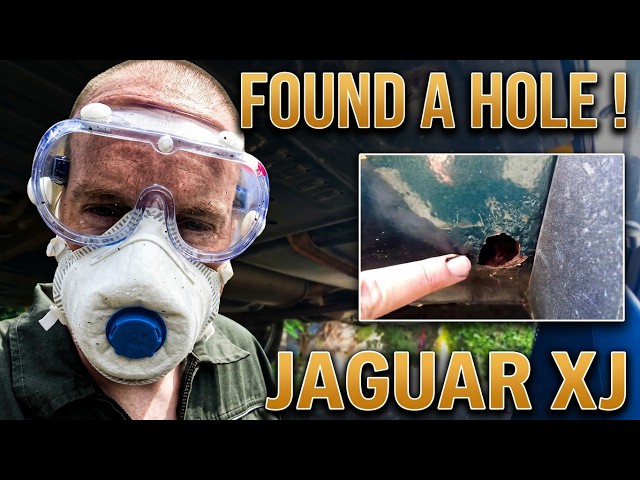 Jaguar XJ TDVi Rust Protection and Shock XJ40 Rust hole!
