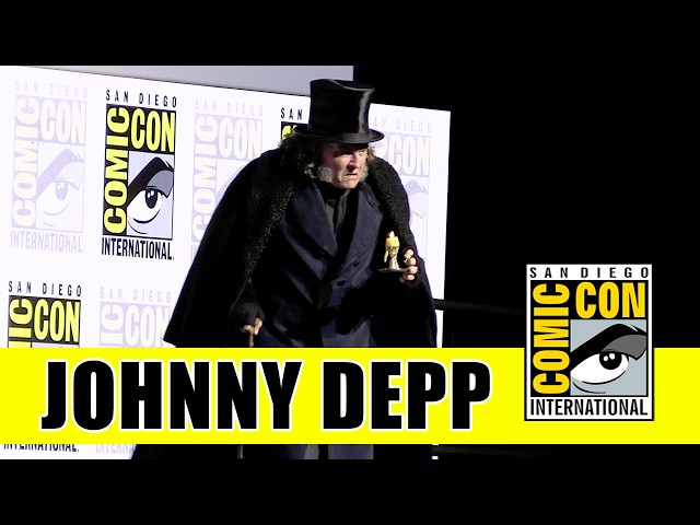 JOHNNY DEPP Stuns Audience with Unexpected Comic Con Cameo