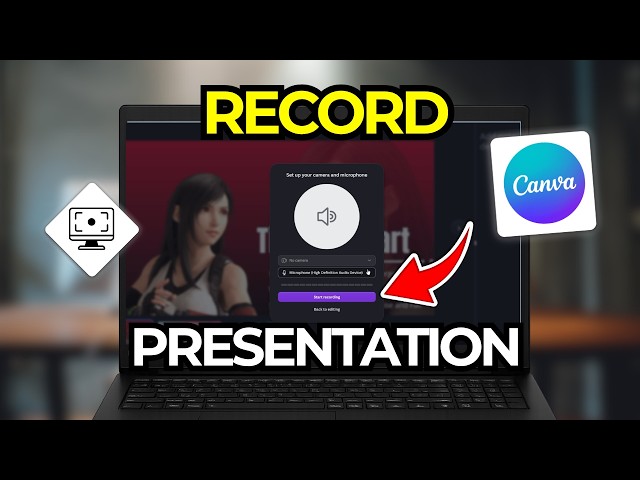 How To Record A Presentation In Canva | Tutorial 2026