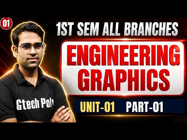 Engineering Graphics | Unit-01 P-01 | Mission 2.0 | BTEUP 2026-27 @gtechpoly​
