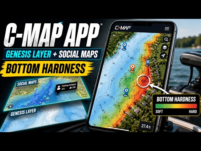 C-MAP App Secrets: Find Hard Bottom, Structure & Better Fishing Spots
