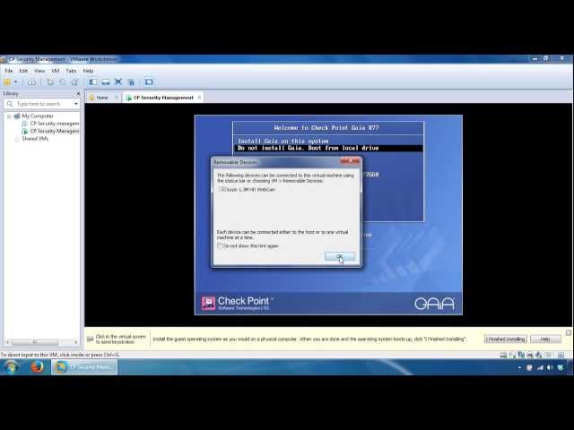 Check Point Security Management Server Installation