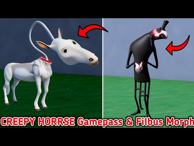 How To Get CREEPY HORSE Gamepass Morph + Free Filbus Morph In BACKROOMS MORPH